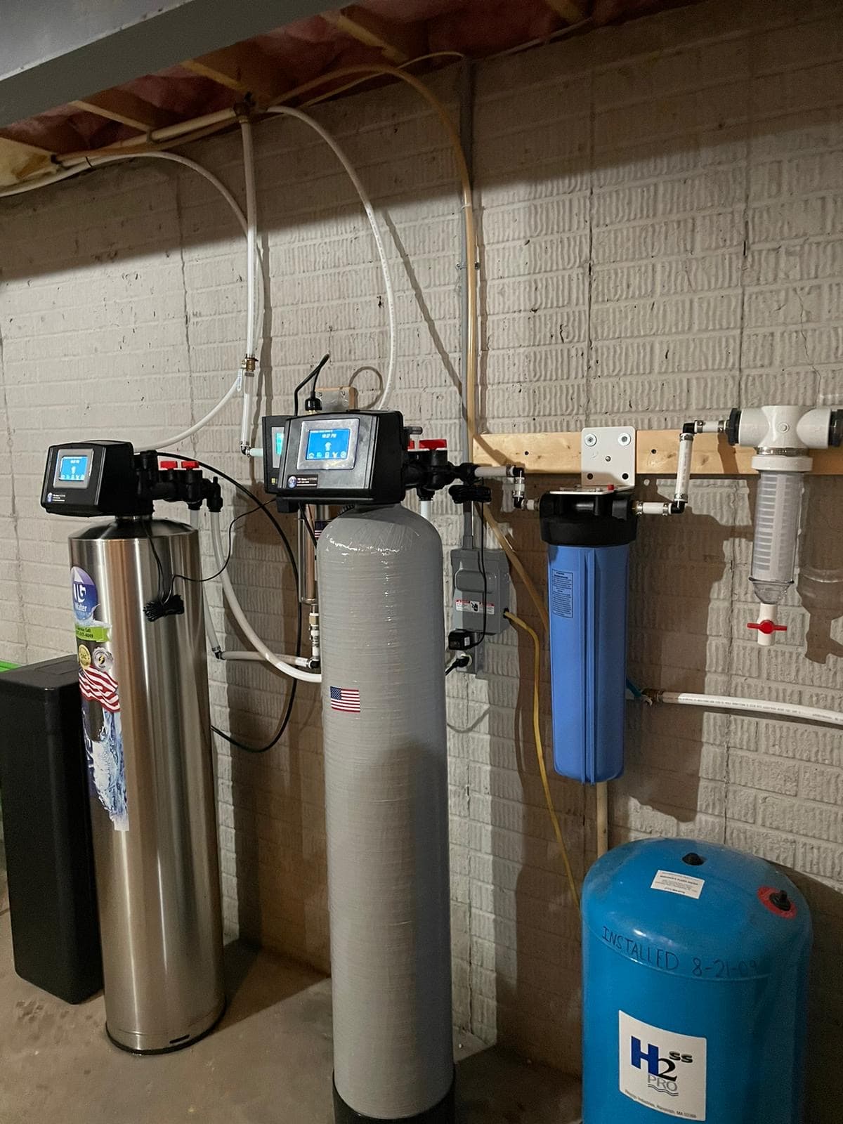 Well water treatment system installed by N&M Products 3